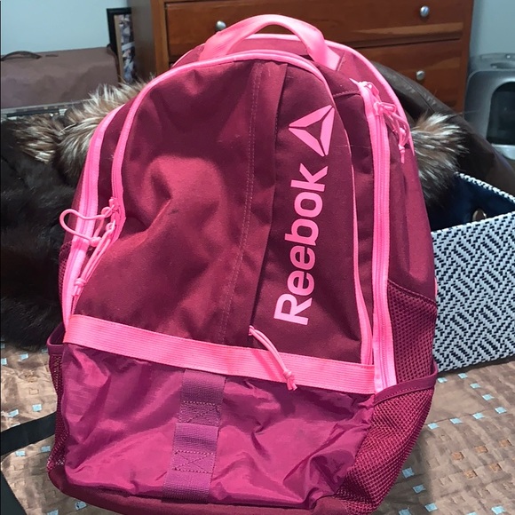 Pink Reebok Backpack - Picture 1 of 3